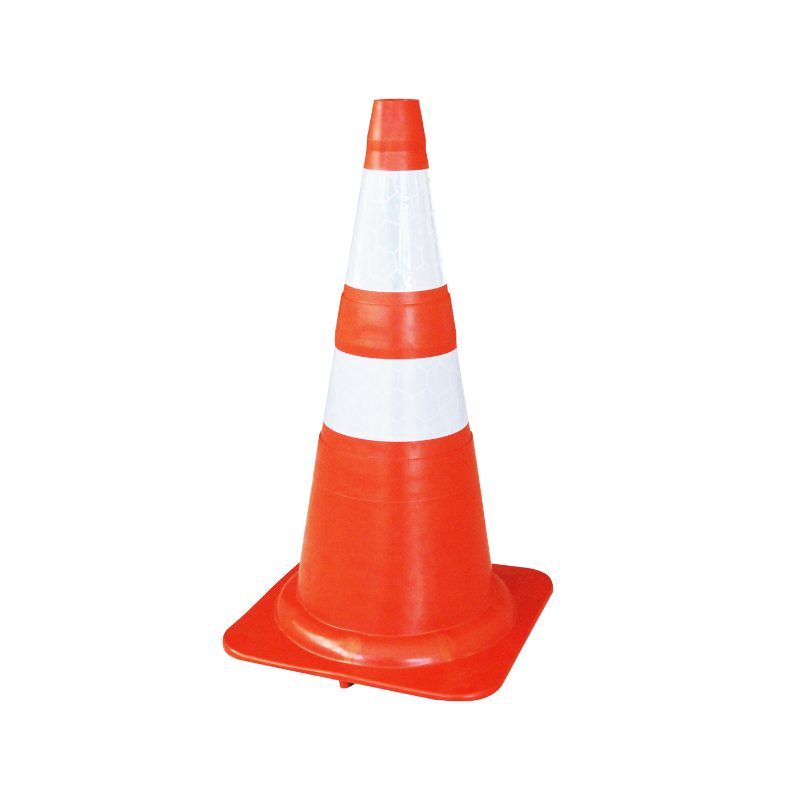 Cone Borracha 75CM Laranja Refletivo Norma NBR 15071 Plastcor