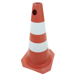 Cone de Sinalização PVC 50CM Plastcor